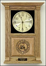 corporate logo clock, custom clocks